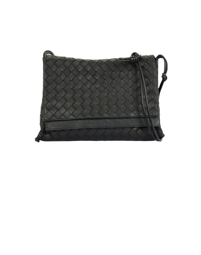 Intrecciato Messenger Bag, front view